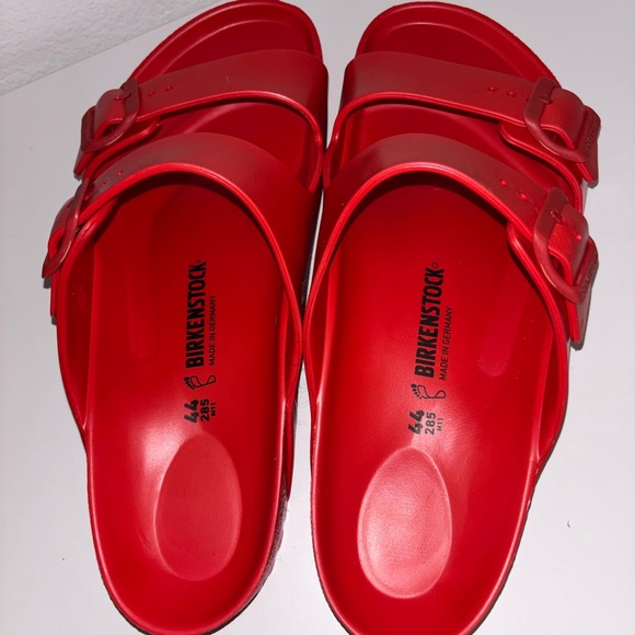 Birkenstock Red Men's Sandals 11 - Picture 3 of 5